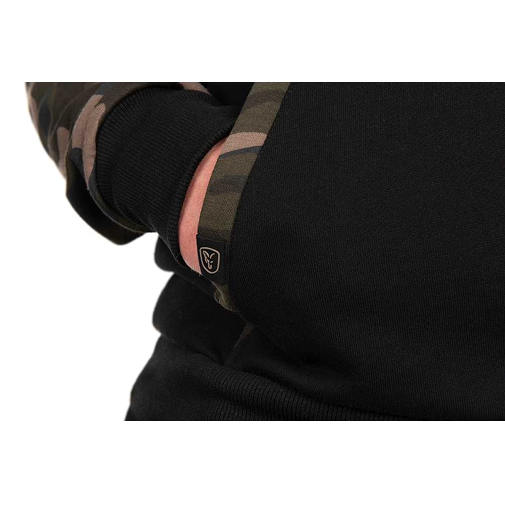 FOX Raglan Black with Camo Hoody