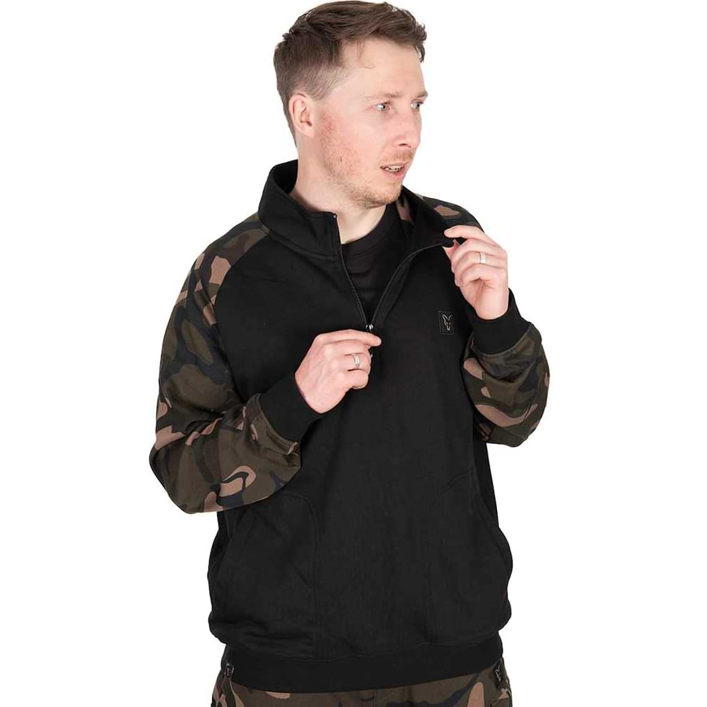 FOX LW Black Camo QTR Zip