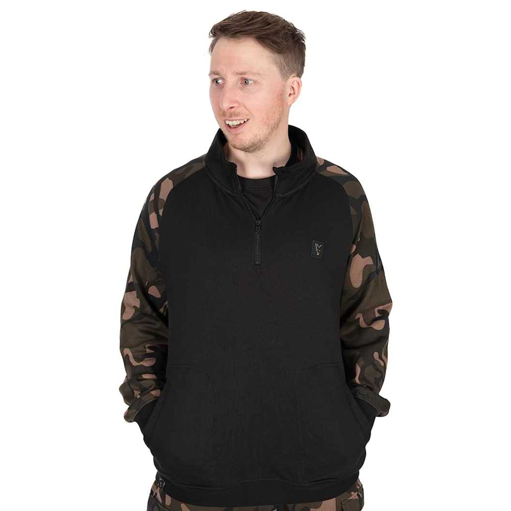 FOX LW Black Camo QTR Zip