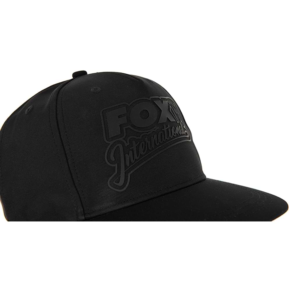 FOX Black with Camo Flat Peak Snapback Hat