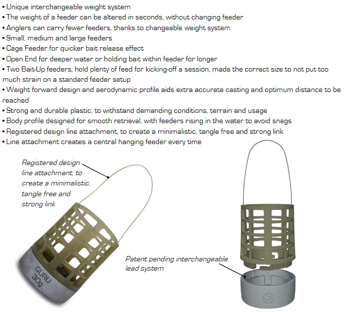 GURU Slimline X-Change Feeder Spare Weight