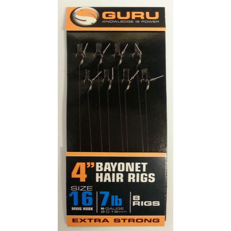 GURU Bayonet Ready Rigs 4 inch 10 cm MWG hook
