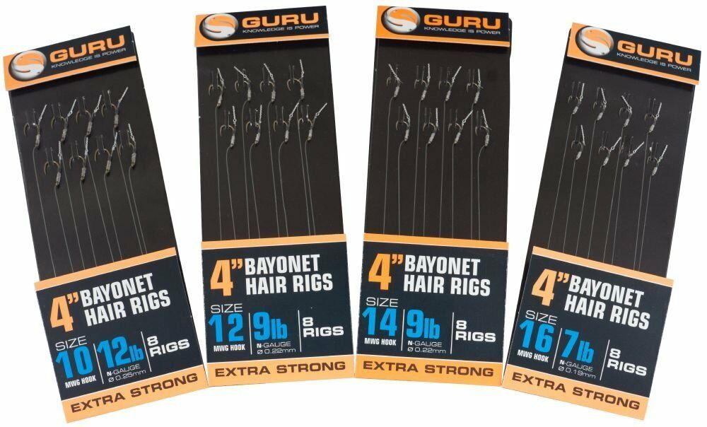 GURU Bayonet Ready Rigs 4 inch 10 cm MWG hook