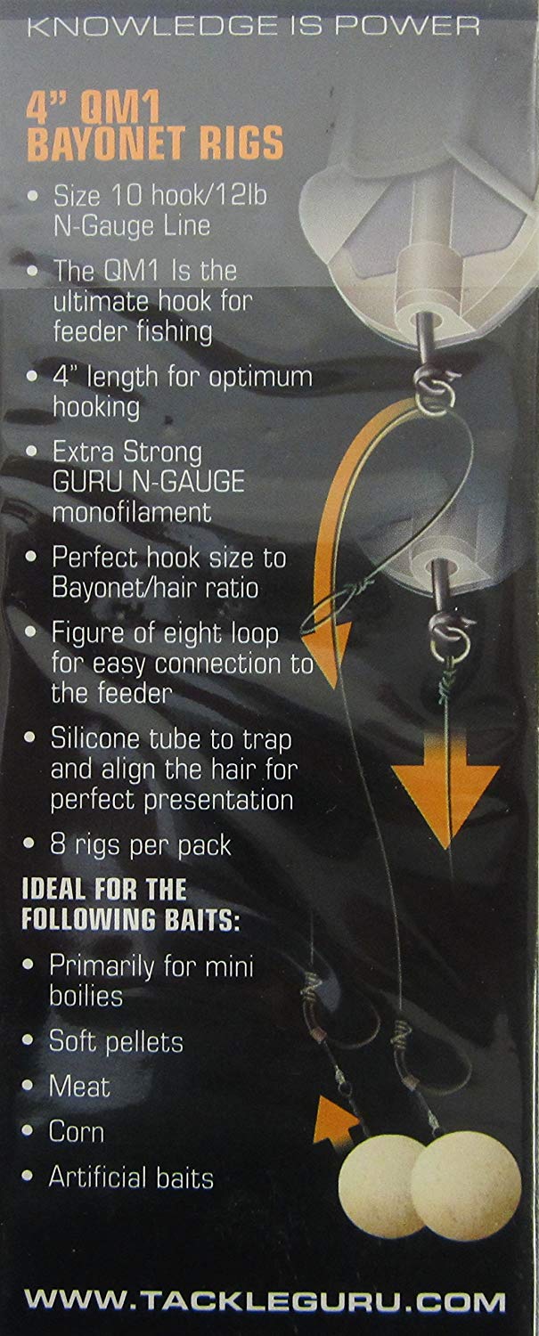 GURU QM1 Bayonet Ready Rigs 4 inch 10 cm