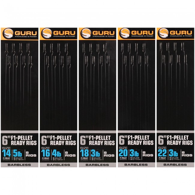 GURU F1 Pellet Pole Rigs 15 cm