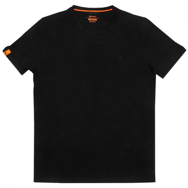 GURU Brush Logo Black Tee
