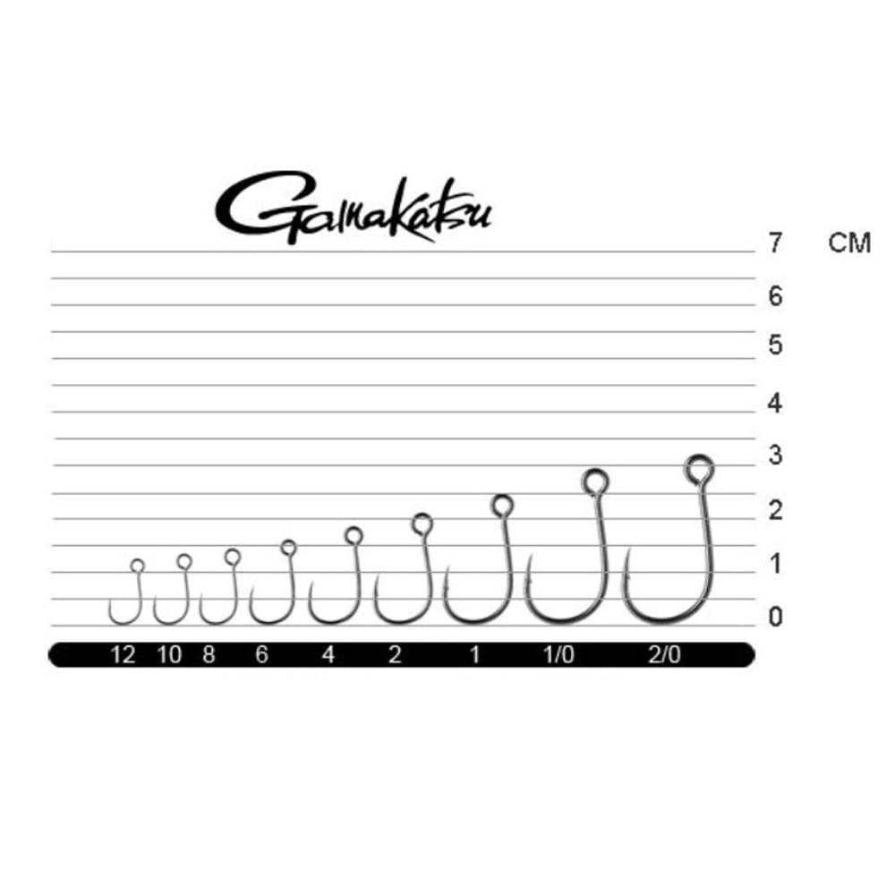 GAMAKATSU LS-3423F New Label Hooks Black