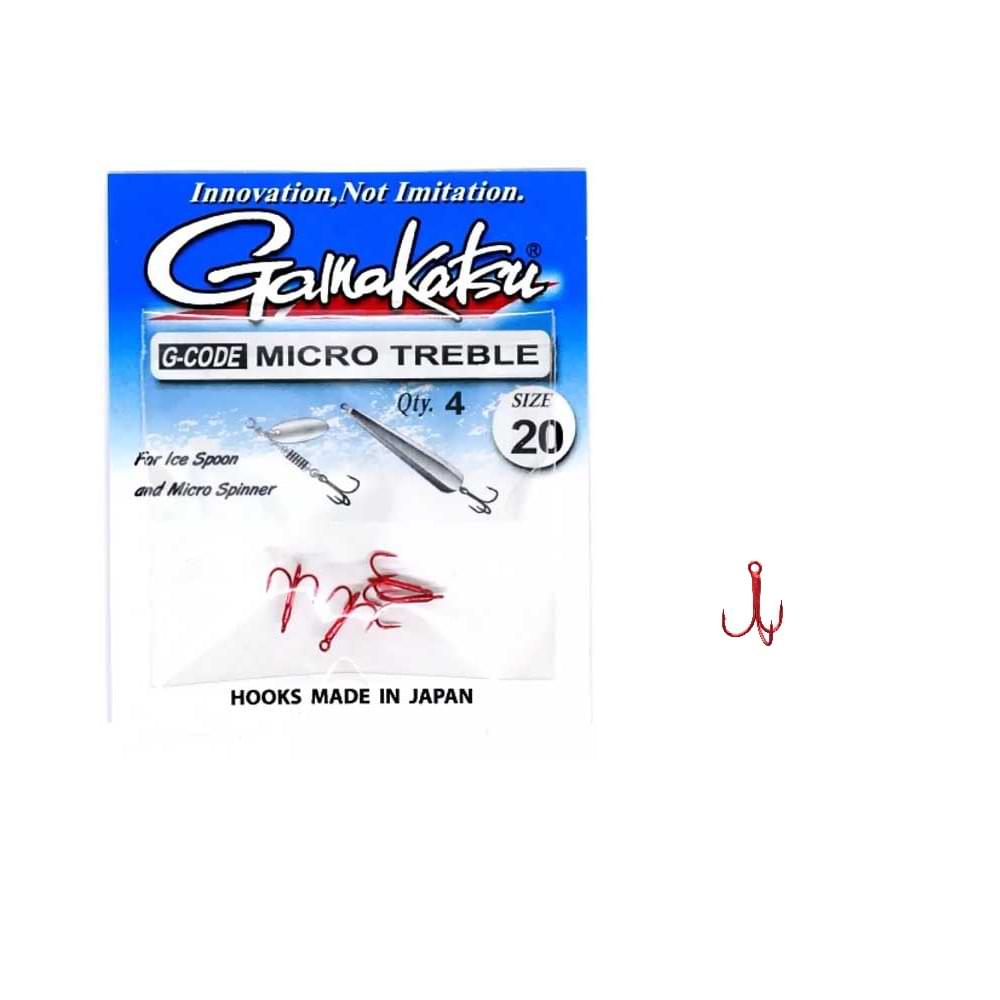 GAMAKATSU Micro Treble Red 