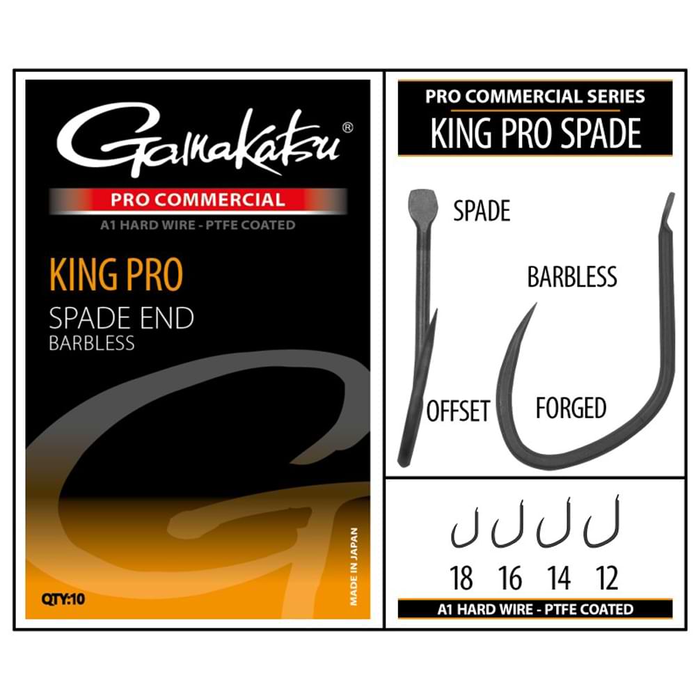 GAMAKATSU Pro-C King Pro Spade A1 PTFE BL