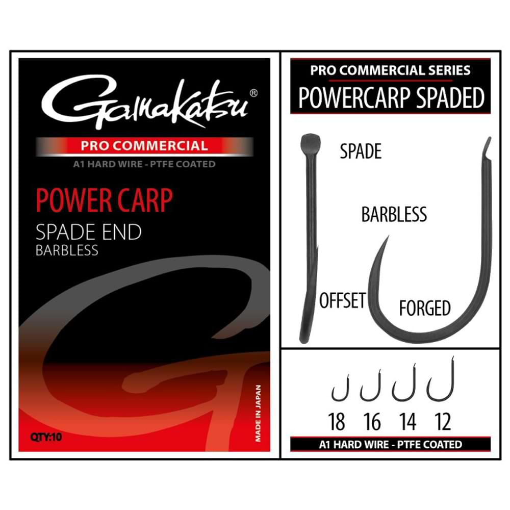 GAMAKATSU Pro-C Power Carp Spade A1 PTFE BL