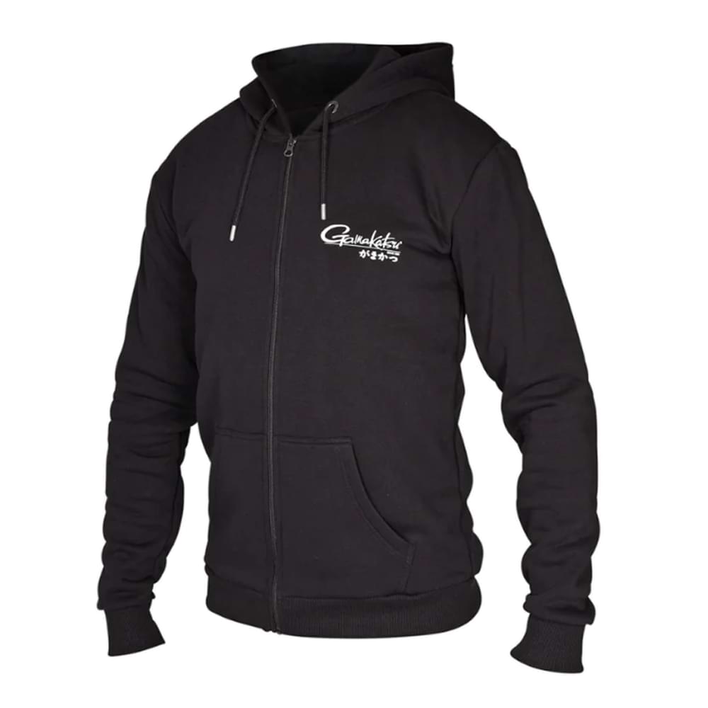 GAMAKATSU Hoodie Classic JP Zipped - Black