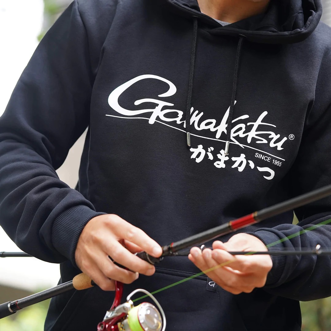 GAMAKATSU Hoodie Classic JP Lounger Black