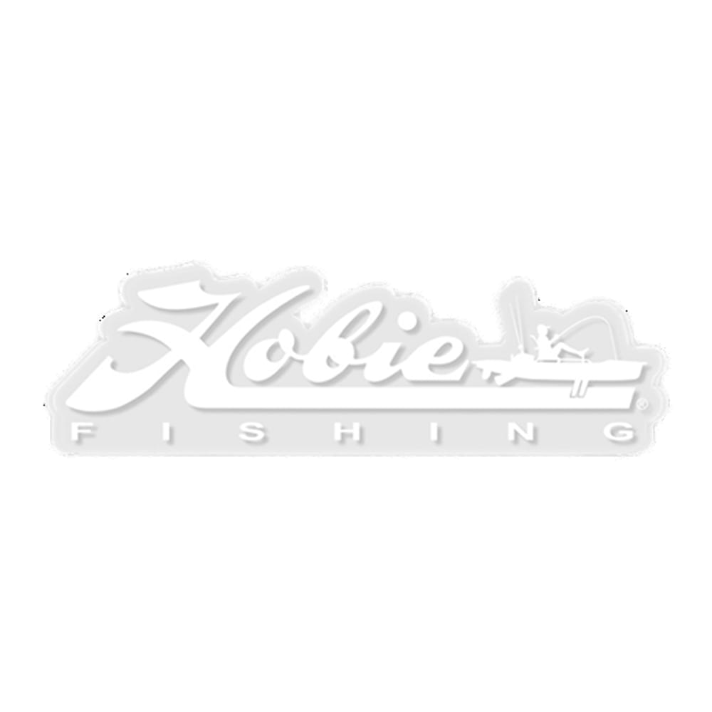 HOBIE Fishing Decal White 12 inch