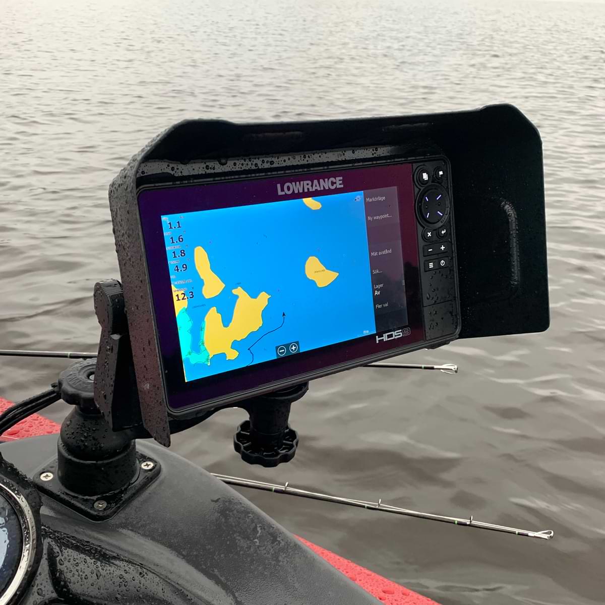 BERLEY PRO Lowrance HDS9 Live or PRO Visor