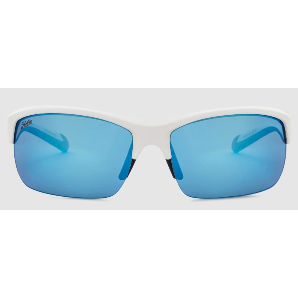 HOBIE Eddy Float Satin White Frame - Cobalt Mirror Polarized PC Lens