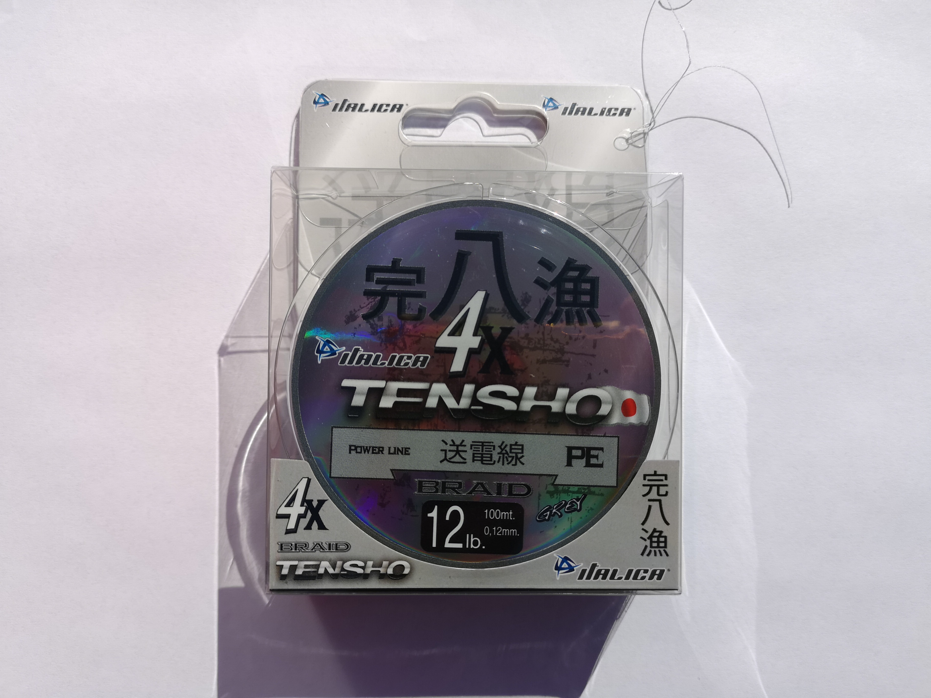 ITALICA Bobina Filo 4X Tensho Grey 100m