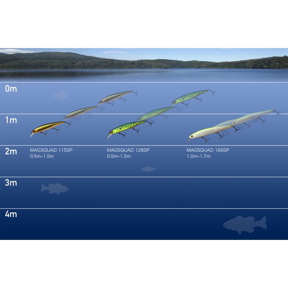 JACKALL Magsquad 115SP 115mm 16g Suspending
