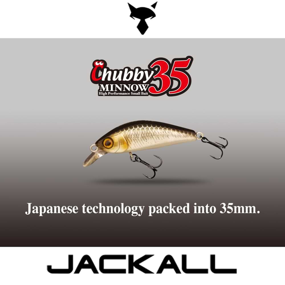 JACKALL Chubby Minnow 35SP 35mm 2.3g Suspending