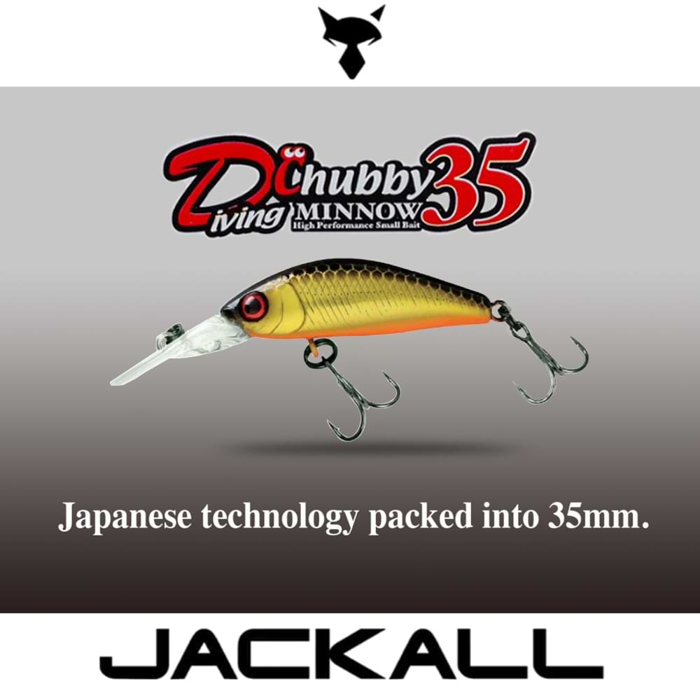 JACKALL Diving Chubby Minnow 35SP 35mm 2.7g Suspending