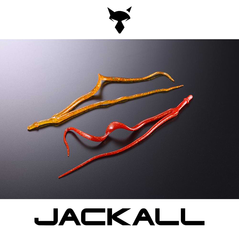 JACKALL BIN-BIN Worm Necktie Twin Tail