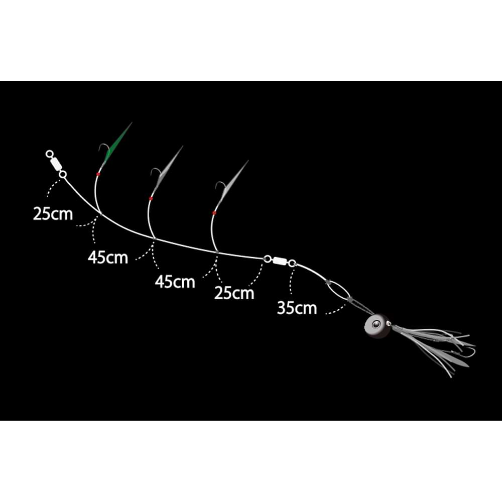 JACKALL BIN-BIN AJI Sabiki