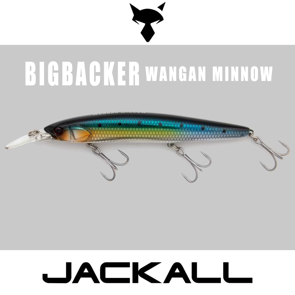 JACKALL Big Backer Wangan Minnow 128S-LB 128mm 27.2g Sinking