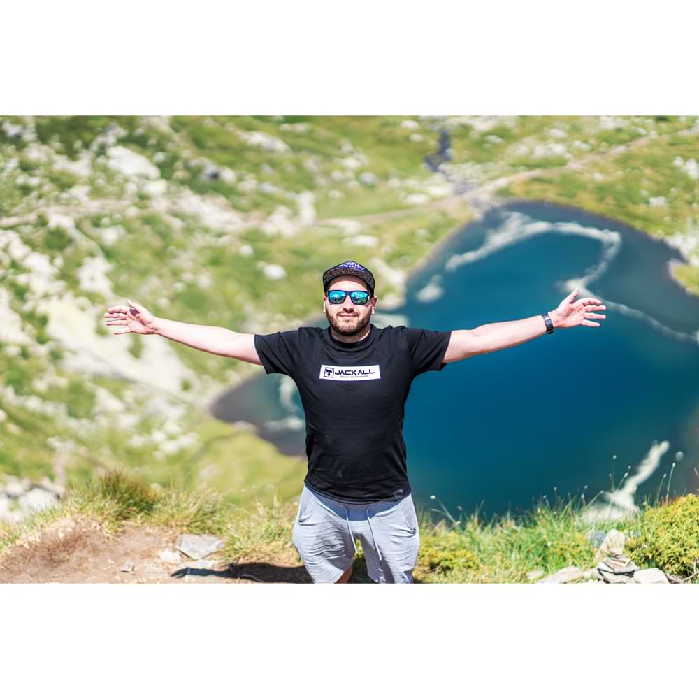 JACKALL Box Logo T-Shirt Black