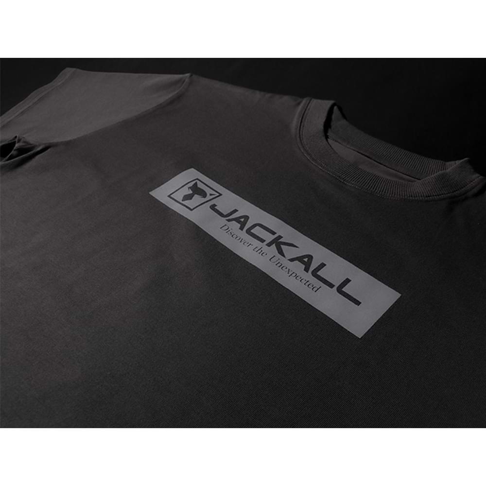 JACKALL SS Box Logo T-Shirt Charcoal