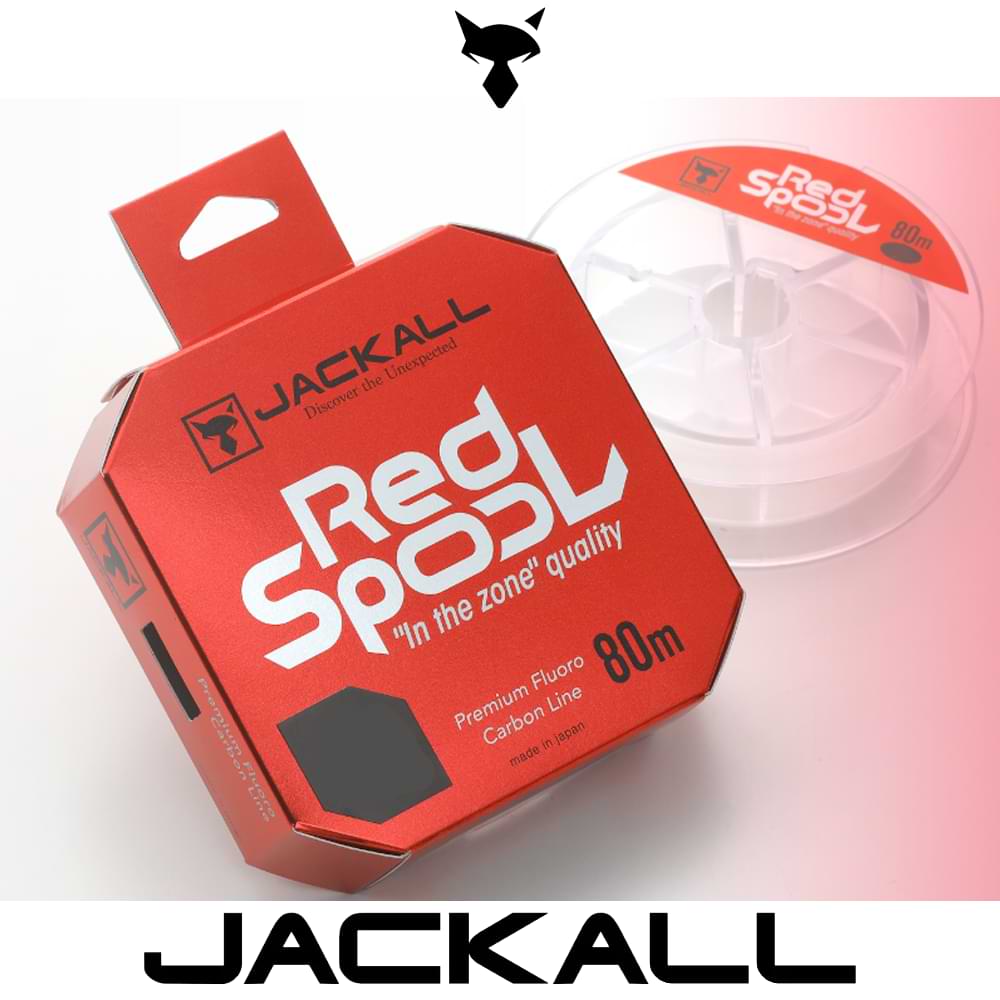 JACKALL Red Spool Fluorocarbon - 80m