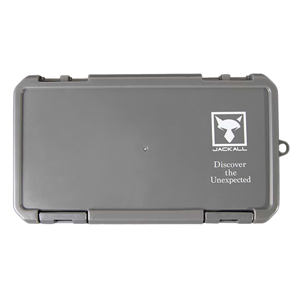 JACKALL Cushioned Tai Rubber Box Deep Type - Gray