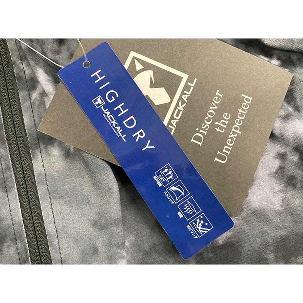 JACKALL High-Dry Hoodie Zip Up - Black