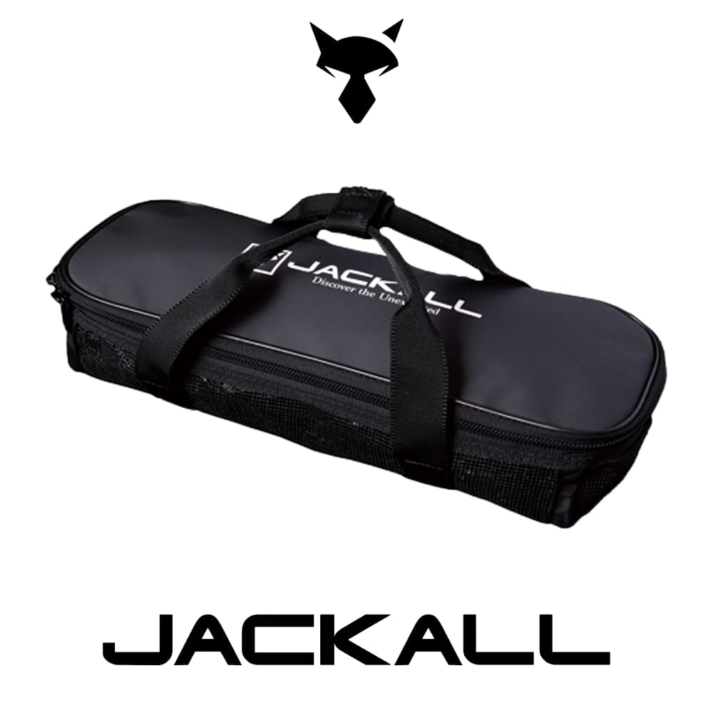 JACKALL Washable Mesh Jig Pouch L - Black