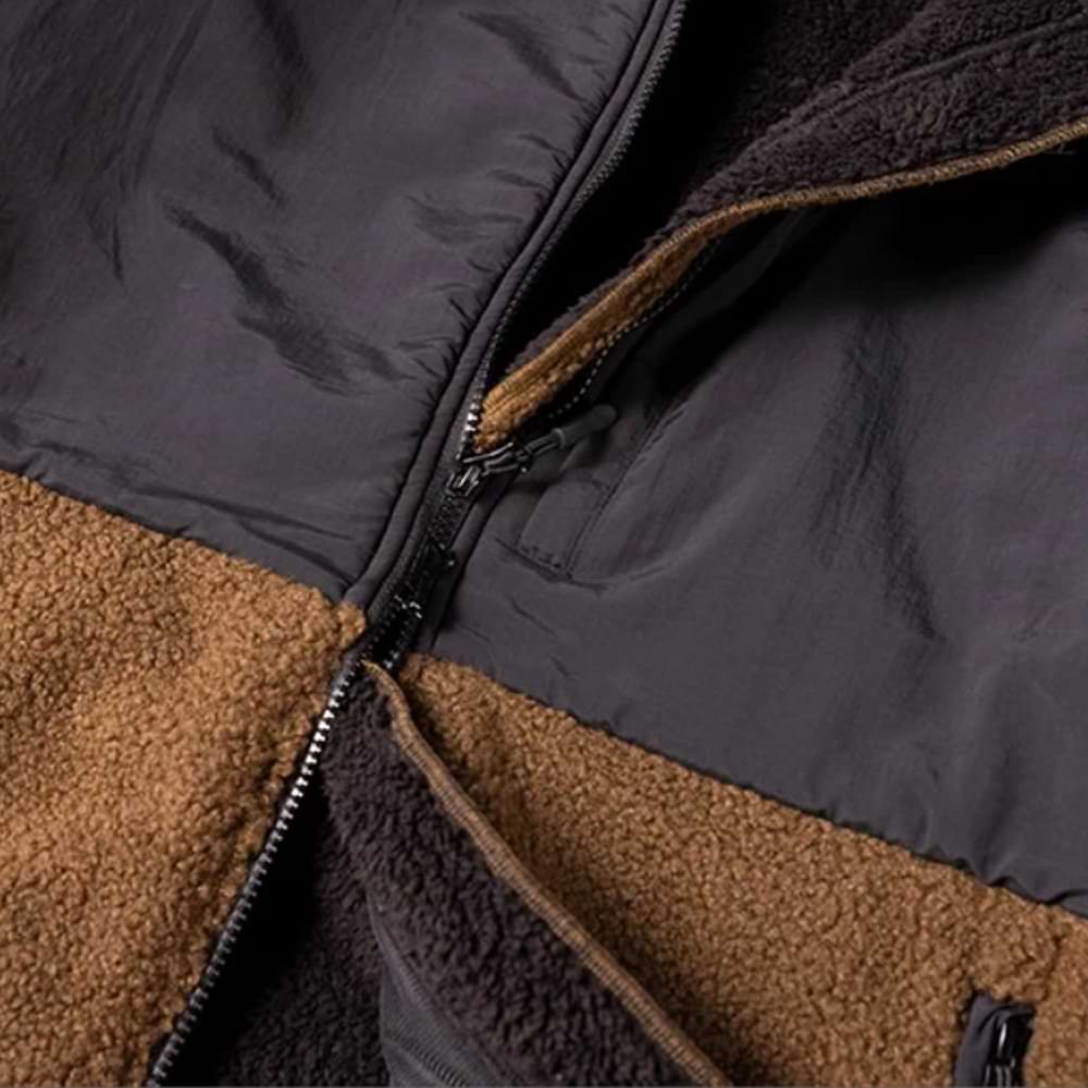 JACKALL Fleece Hoodie Jacket - Brown