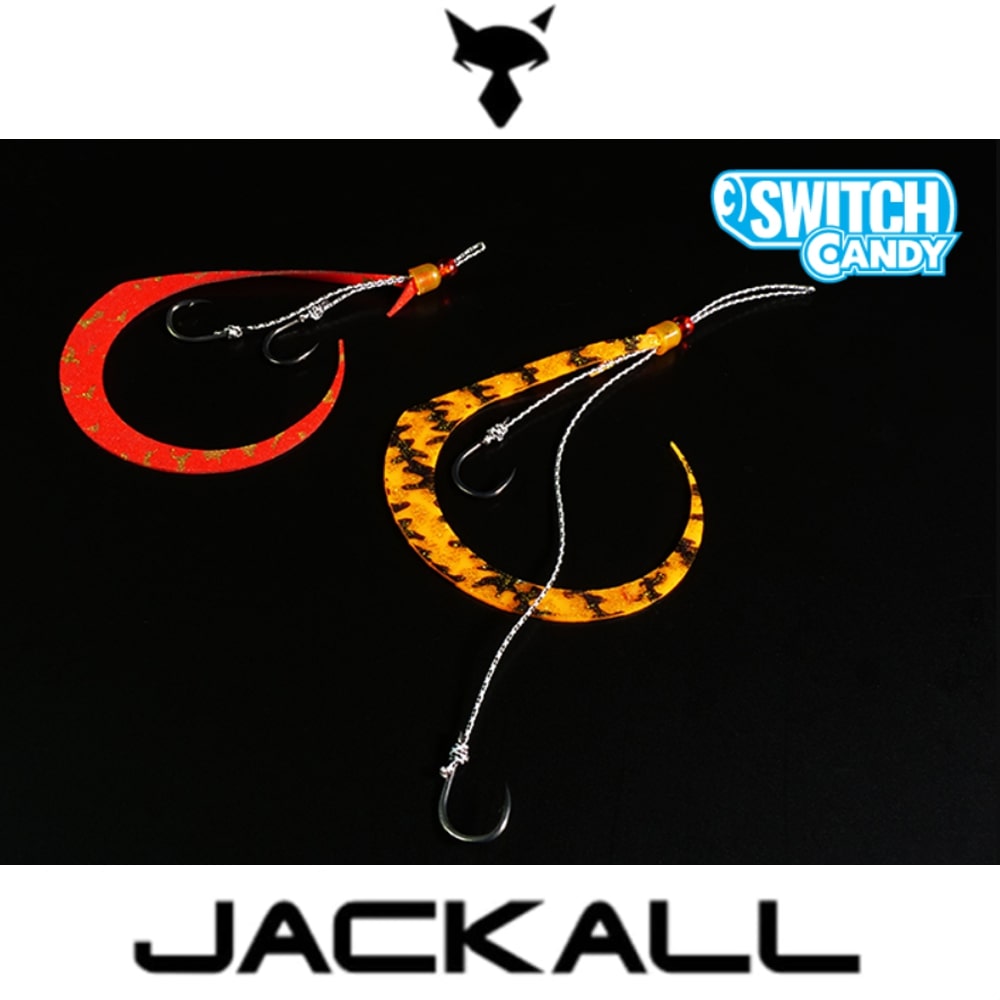 JACKALL BIN-BIN Switch Candy Spare Rubber Hook Set Long - 2 Spare Sets