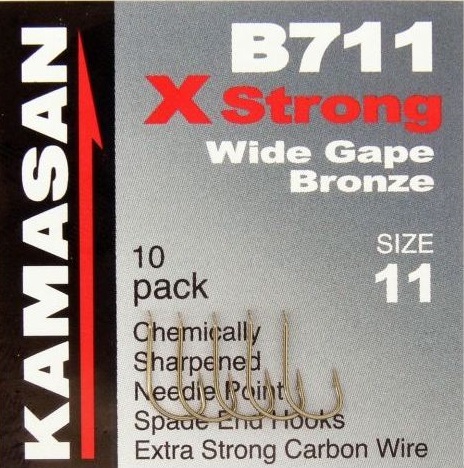 KAMASAN B711 X-Strong Wide Gape Bronze