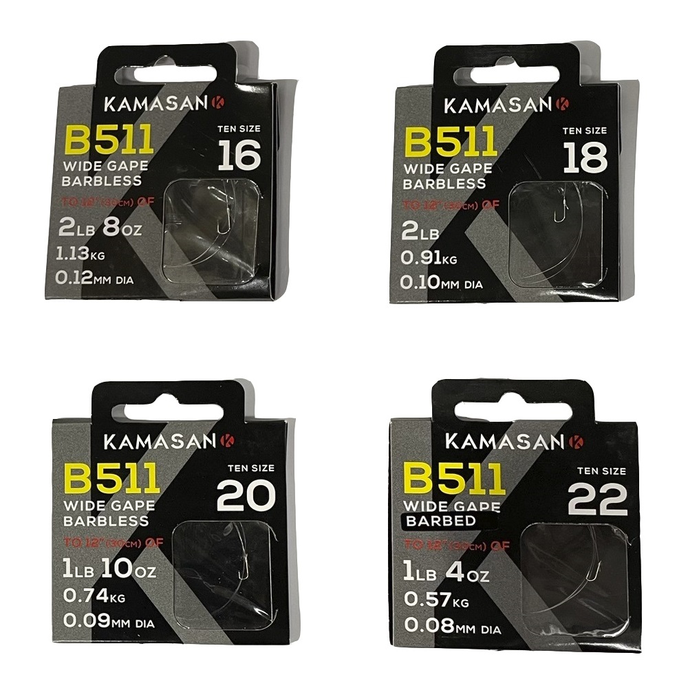 KAMASAN B511 Hooks to Nylon
