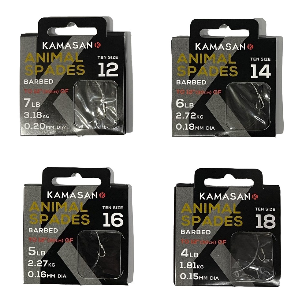 KAMASAN Animal Heavy Hooks To Nylon