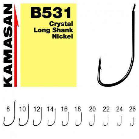 KAMASAN B531 Crystal Long Shank Nickel