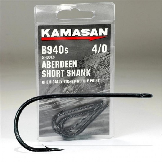 KAMASAN B940s Aberdeen Short Shank Sea Hooks
