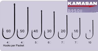 KAMASAN B950u Uptide Sea Hooks