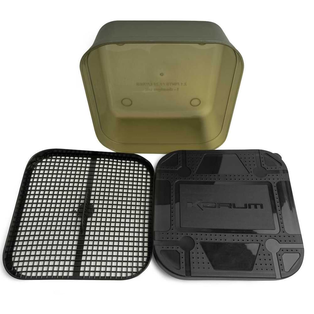 KORUM Maggot Tub And Riddle - 2.1Pt/1.2L