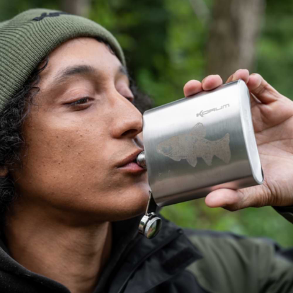 KORUM Classic Hip Flask Tench 7oz