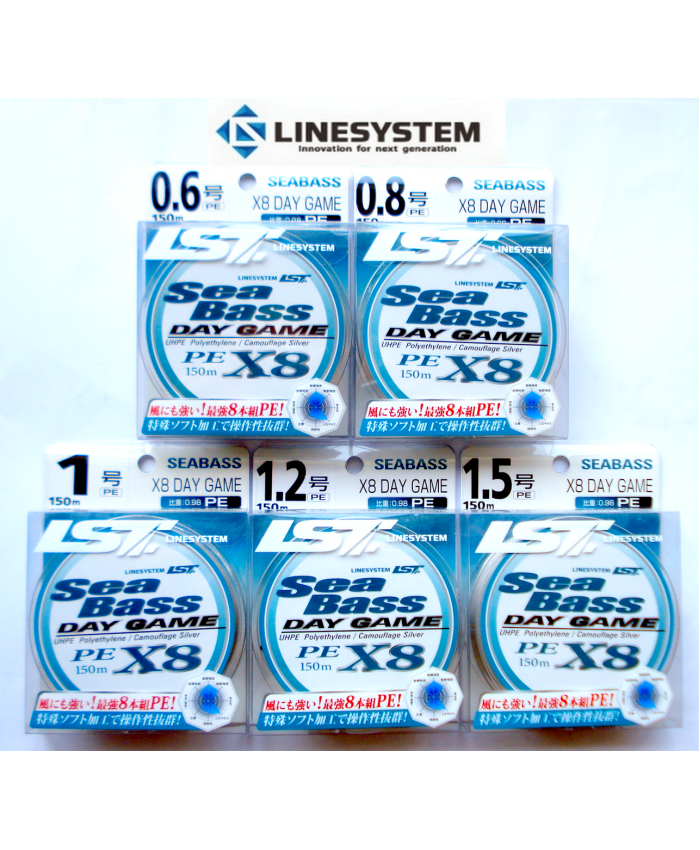 LINESYSTEM Sea Bass X8 Day Game 150m