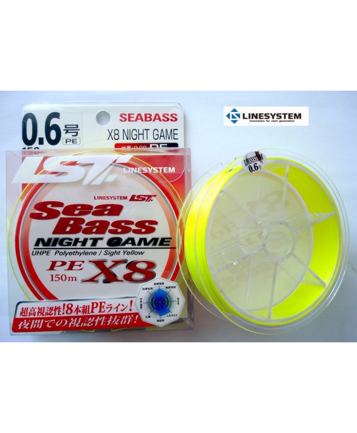 LINESYSTEM Sea Bass X8 Night Game 150m