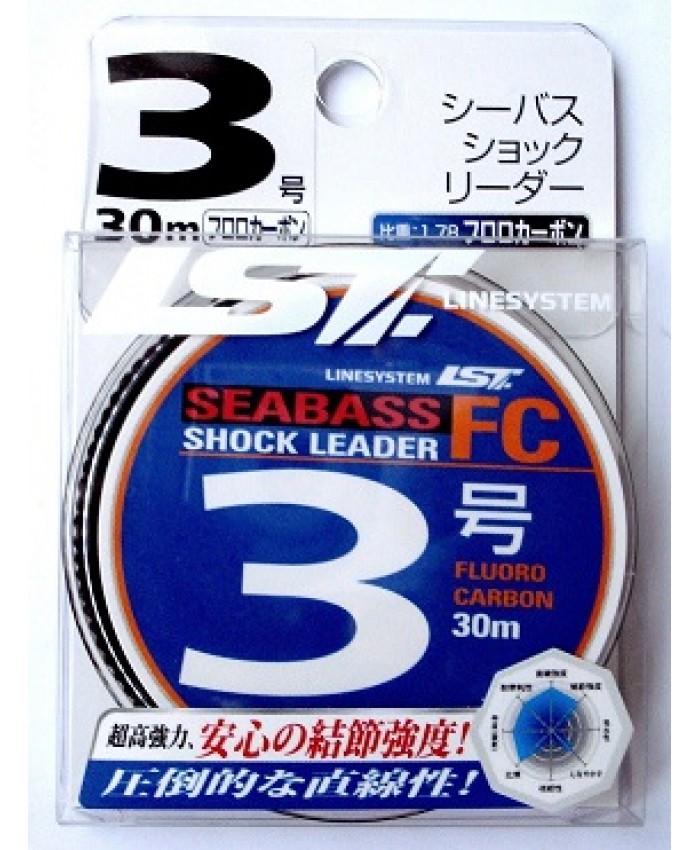 LINESYSTEM Sea Bass Shock Leader FC - 30m