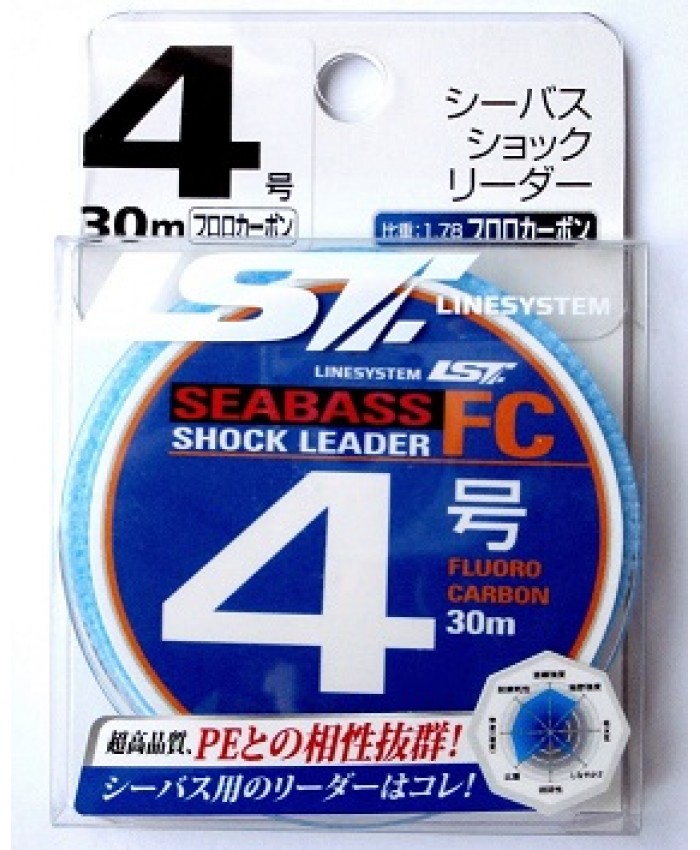LINESYSTEM Sea Bass Shock Leader FC - 30m