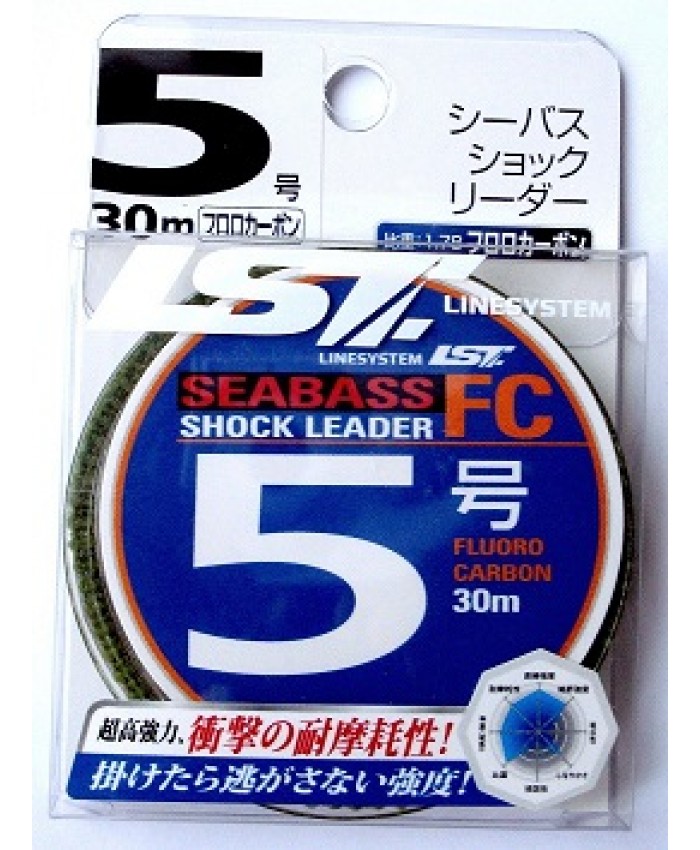 LINESYSTEM Sea Bass Shock Leader FC - 30m