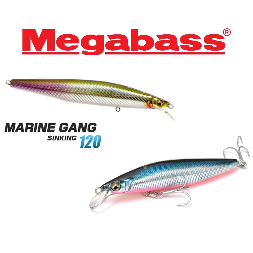 MEGABASS Marine Gang 120S 120mm 22g Sinking