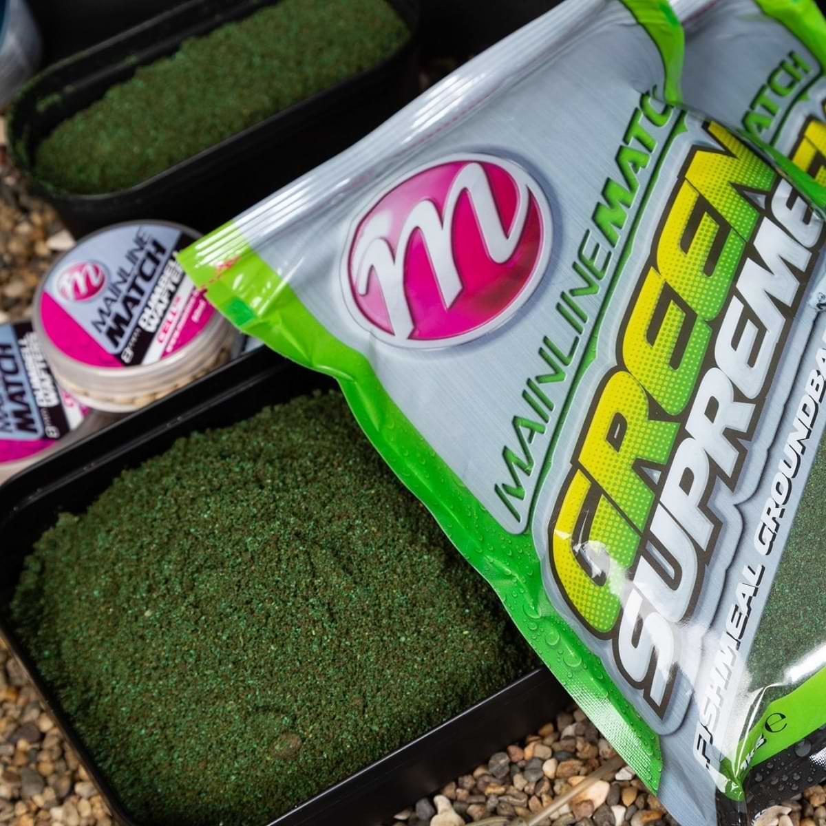 MAINLINE Green Supreme Fishmeal Groundbait 1kg