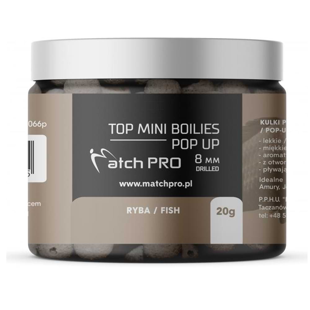 MatchPro Top Boilies Pop Up 8mm 20g Fish